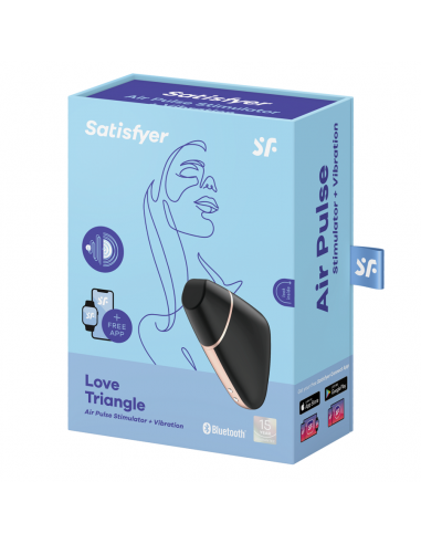 SATISFYER LOVE TRIANGLE ESTIMULADOR Y VIBRADOR BLANCO