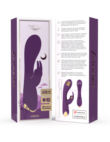 TREASURE LAURENCE RABBIT VIBRATOR COMPATIBLE CON WATCHME WIRELESS TECHNOLOGY