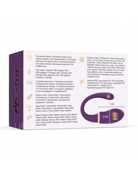 TREASURE MERLIN DOUBLE COUPLE VIBRATOR CONTROL REMOTO