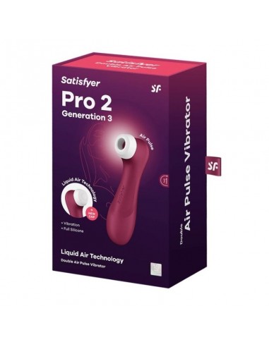 SATISFYER PRO 2 GENERACIoN 3 LIQUID AIR TECHNOLOGY GRANATE