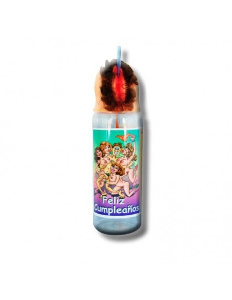 DIABLO PICANTE BOTELLA LABIOS CUMPLEANOS CARNE 750 ML
