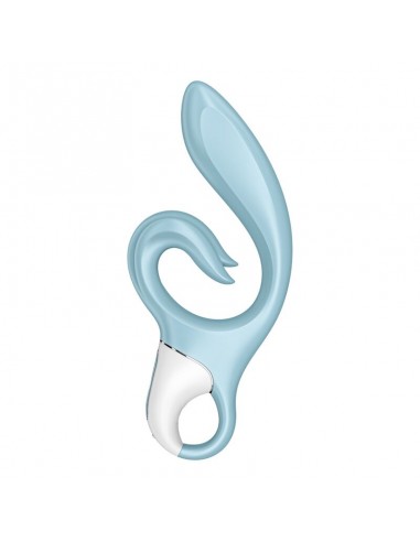SATISFYER LOVE ME VIBRADOR RABBIT AZUL
