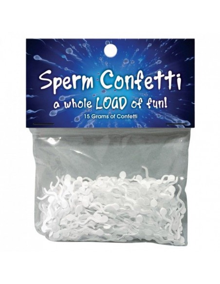 KHEPER GAMES CONFETI EN FORMA DE ESPERMA