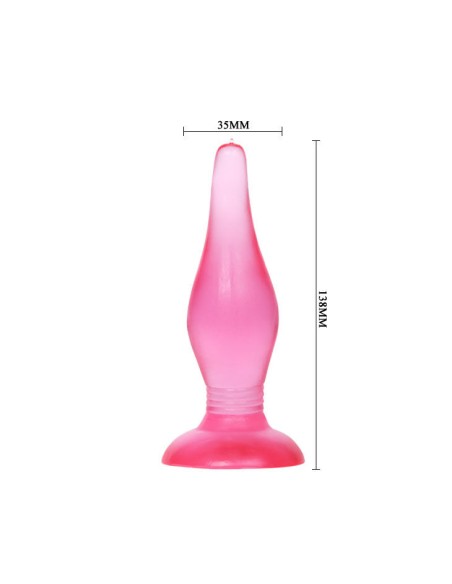 PLUG ANAL TACTO SUAVE LILA 142 cm
