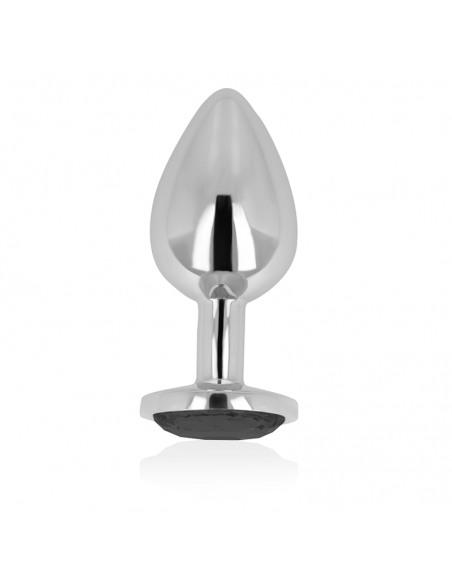 OHMAMA PLUG ANAL CON CRISTAL NEGRO 8 CM OHMAMA PLUG ANAL CON CRISTAL NEGRO 8 CM