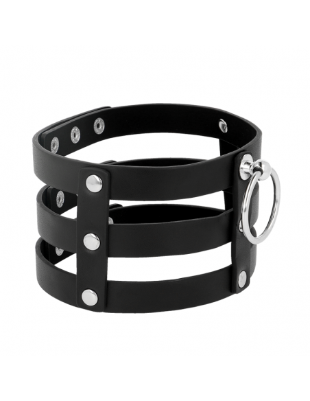 COQUETTE CHIC DESIRE CHOKER CUERO VEGANO ESTILO FETISH