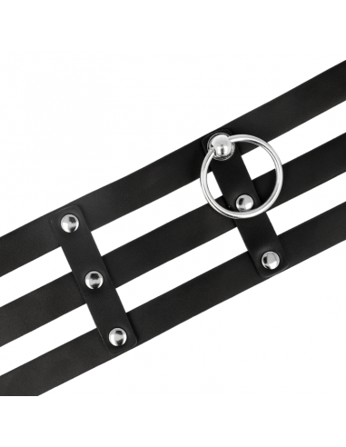 COQUETTE CHIC DESIRE CHOKER CUERO VEGANO ESTILO FETISH