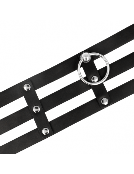 COQUETTE CHIC DESIRE CHOKER CUERO VEGANO ESTILO FETISH