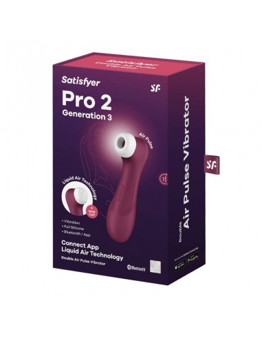 SATISFYER PRO 2 GENERACIoN 3 GRANATE BLUETOOTH APP