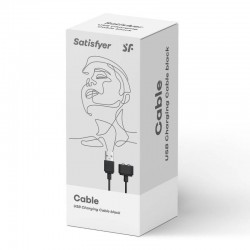 SATISFYER CABLE USB CARGADOR NEGRO 2