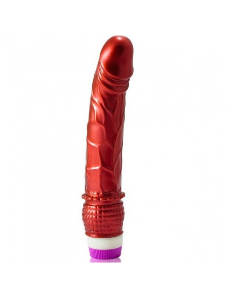 VIBRADOR ROJO REALISTICO 23 CM