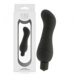 DOLCE VITA G SPOT VIBRADOR SILICONA NEGRO