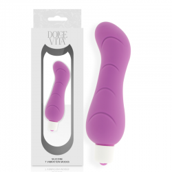 DOLCE VITA G SPOT VIBRADOR SILICONA LILA