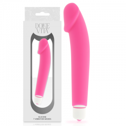 DOLCE VITA REALISTIC VIBRADOR SILICONA ROSA