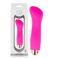 DOLCE VITA VIBRADOR RECARGABLE ONE ROSA 7 VELOCIDADES