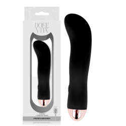 DOLCE VITA VIBRADOR RECARGABLE TWO NEGRO 7 VELOCIDADES