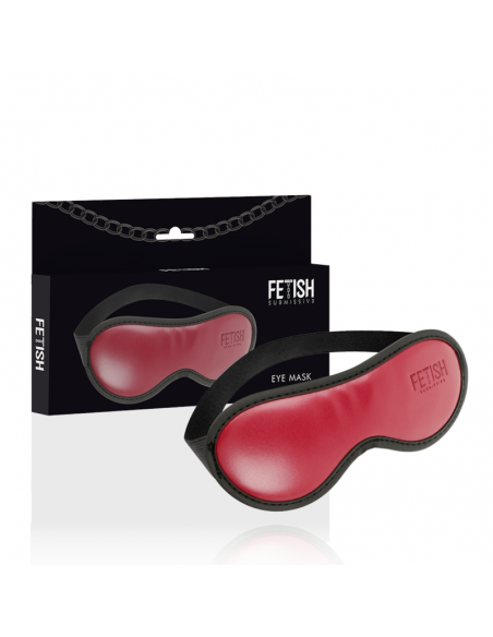 FETISH SUBMISSIVE DARK ROOM ANTIFAZ CUERO VEGANO CON FORRO DE NEOPRENO