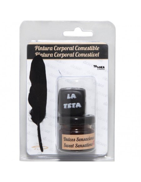 TALOKA PINTURA CORPORAL COMESTIBLE SABOR CHOCOLATE DADO es pt en fr it 