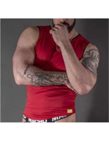 MACHO CAMISETA ROJA S M