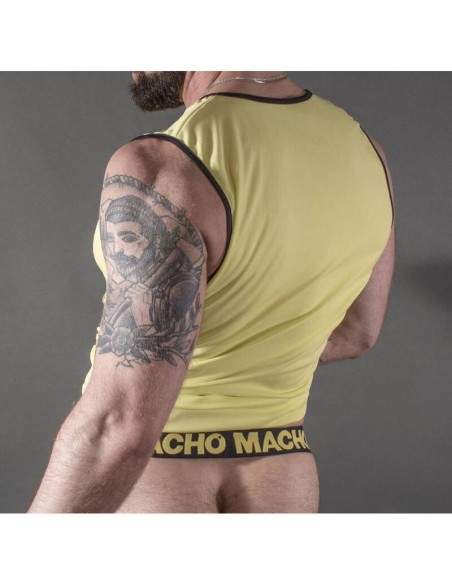 MACHO CAMISETA AMARILLO S M
