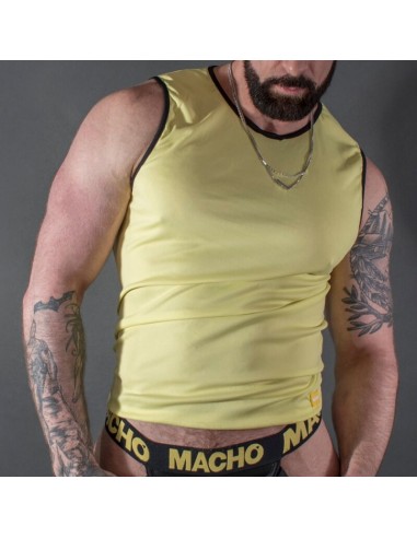 MACHO CAMISETA AMARILLO S M