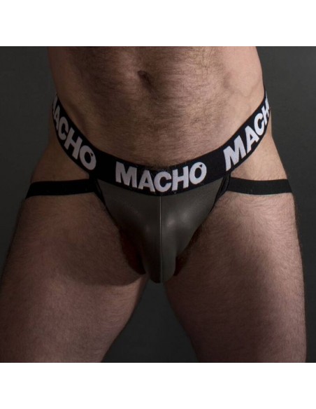 MACHO MX27GR JOCK CUERO GRIS BEIGE S
