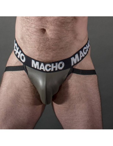 MACHO MX27GR JOCK CUERO GRIS BEIGE S