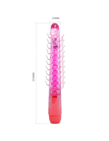 FLEXI VIBE SENSUAL SPINE BENDABLE VIBRATING DILDO LILA 235 CM