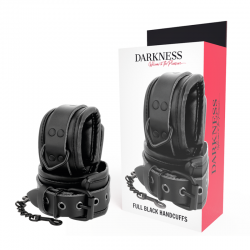 DARKNESS ESPOSAS AJUSTABLES MANOS LEATHER NEGRO