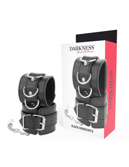 DARKNESS ESPOSAS CUERO AJUSTABLES NEGRO