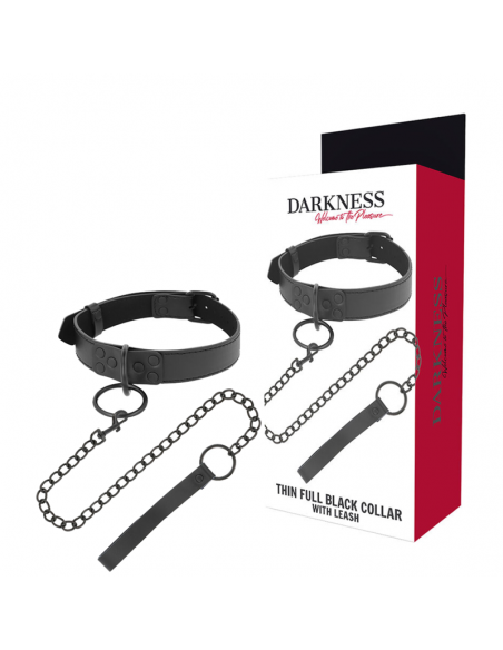 DARKNESS COLLAR CON CADENA NEGRO