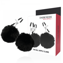 DARKNESS PINZAS PARA PEZONES CON POMPONES