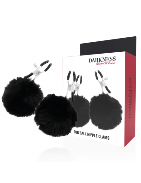 DARKNESS PINZAS PARA PEZONES CON POMPONES