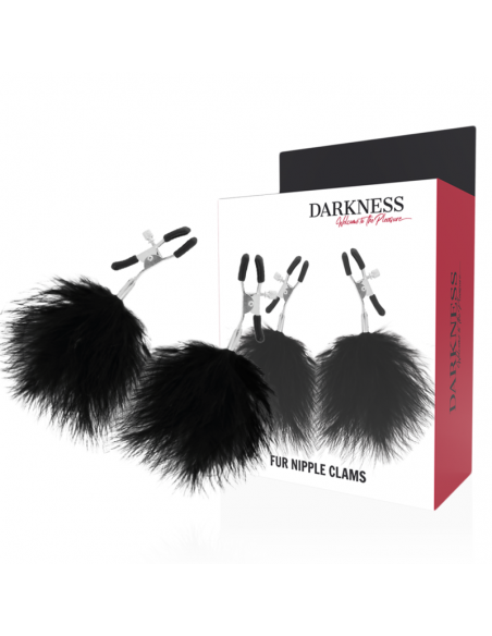DARKNESS PINZAS PARA PEZONES CON POMPONES