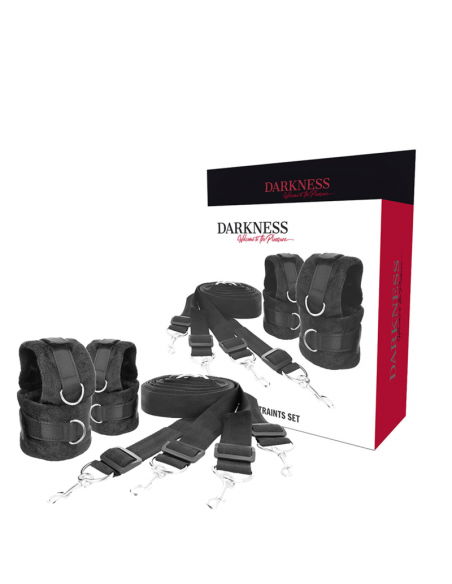 DARKNESS SET DE ATADURAS PARA LA CAMA