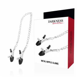 DARKNESS PINZAS AJUSTABLES PARA PEZONES METAL