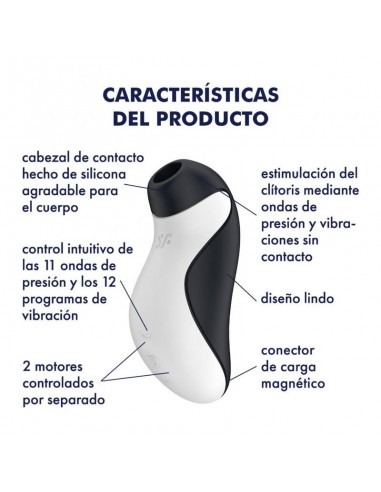 SATISFYER ORCA AIR PULSE SIMULATOR VIBRATION