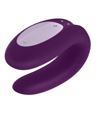 SATISFYER DOUBLE JOY CON APP MORADO