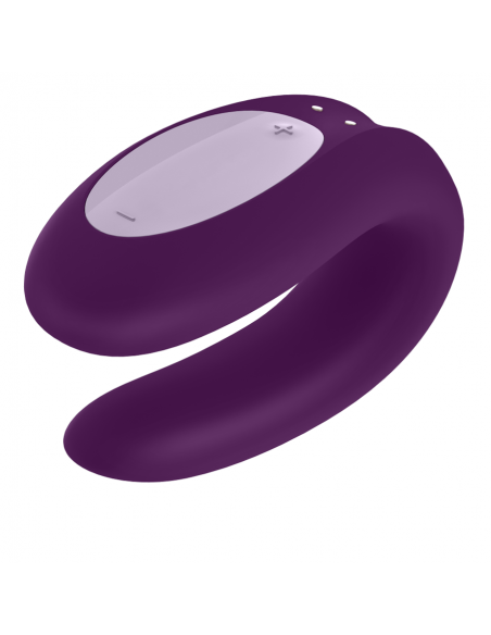 SATISFYER DOUBLE JOY CON APP MORADO