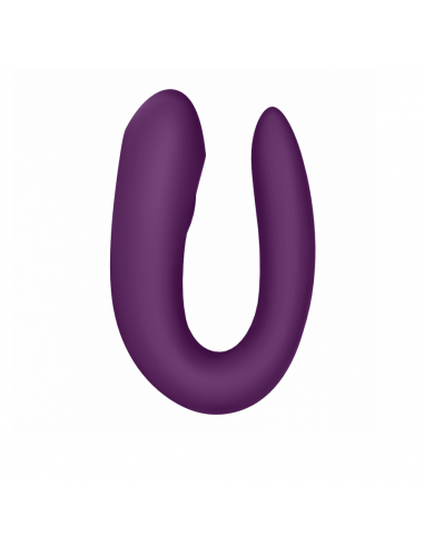 SATISFYER DOUBLE JOY CON APP MORADO