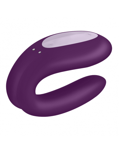 SATISFYER DOUBLE JOY CON APP MORADO