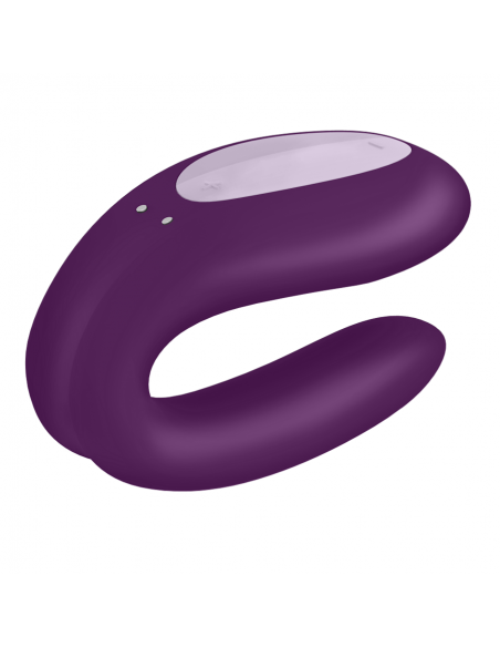 SATISFYER DOUBLE JOY CON APP MORADO