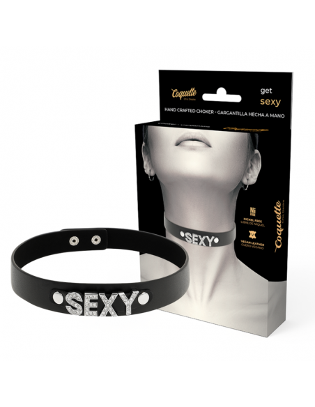 COQUETTE CHIC DESIRE CHOKER CUERO VEGANO SEXY