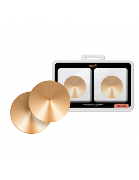 COQUETTE CHIC DESIRE CUBRE PEZONES CIRCULOS DORADOS