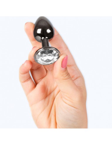 SECRET PLAY GUNMETAL BUTT PLUG TALLA S 7 CM
