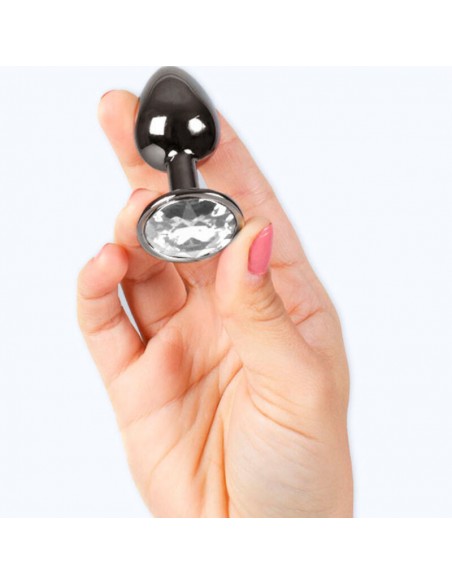 SECRET PLAY GUNMETAL BUTT PLUG TALLA S 7 CM