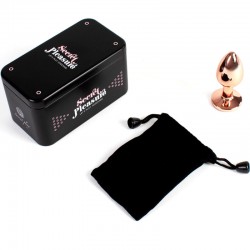 SECRET PLAY METAL BUTT PLUG ORO ROSA TALLA S 7 CM 2