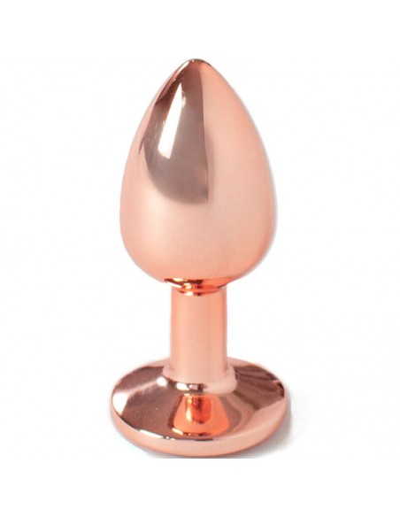 SECRET PLAY METAL BUTT PLUG ORO ROSA TALLA S 7 CM