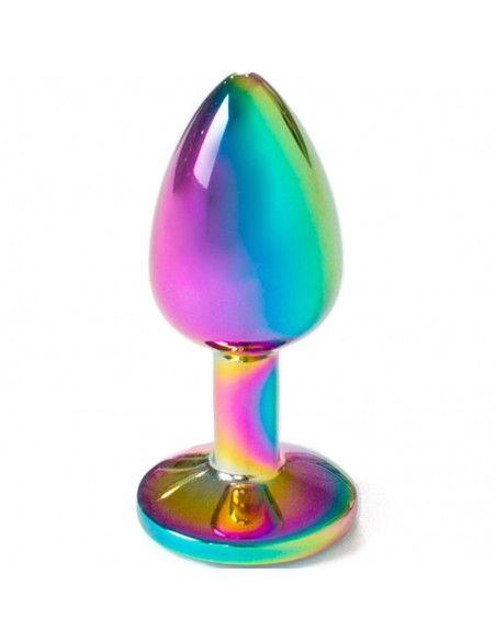 SECRET PLAY METAL BUTT PLUG MULTICOLOR TALLA S 7 CM