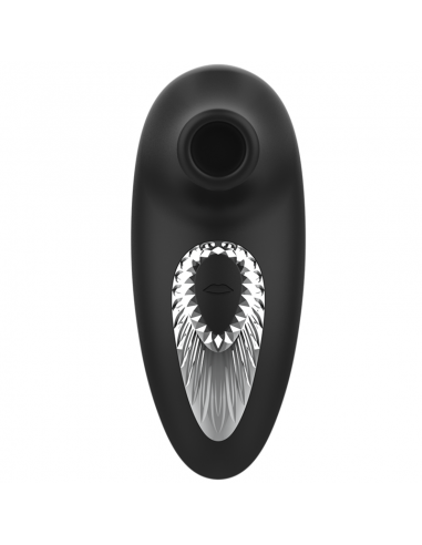 BLACKSILVER DRAKE DELUXE SUCKING VIBE SILICONA RECARGABLE NEGRO